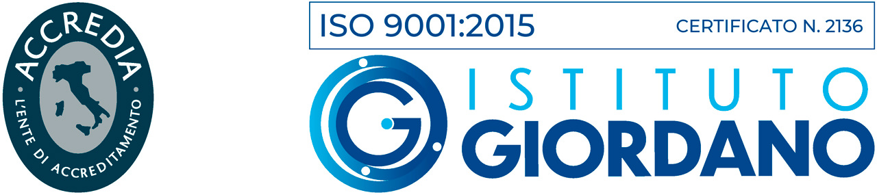 Certificato di qualità Istituto Giordano ISO 9001:2015 rilasciato a Vi.Sa. Sport