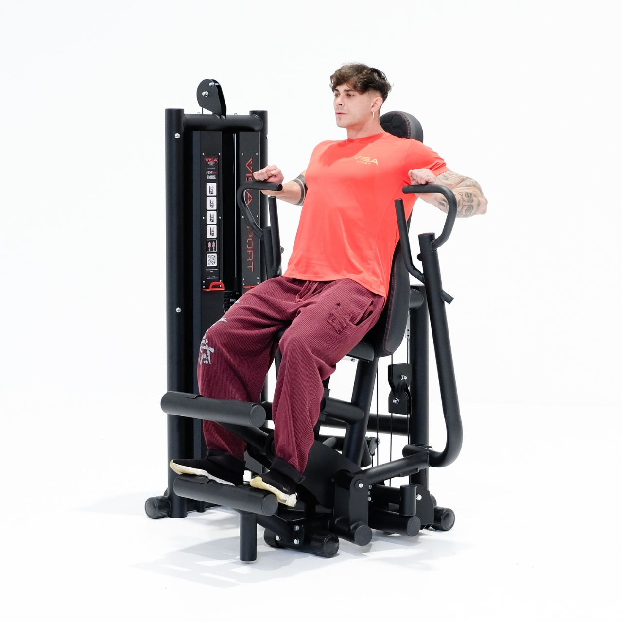 NE 132 Esecuzione 2 4 Chest Press con Carter NE132 - immagine 4