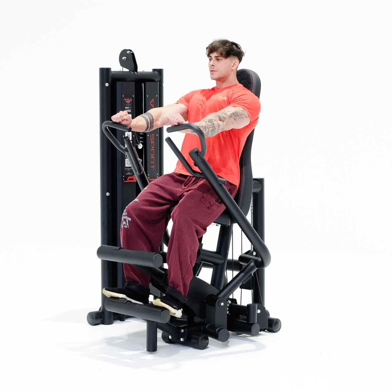 NE 132 Esecuzione 3 5 Chest Press con Carter NE132 - immagine 5