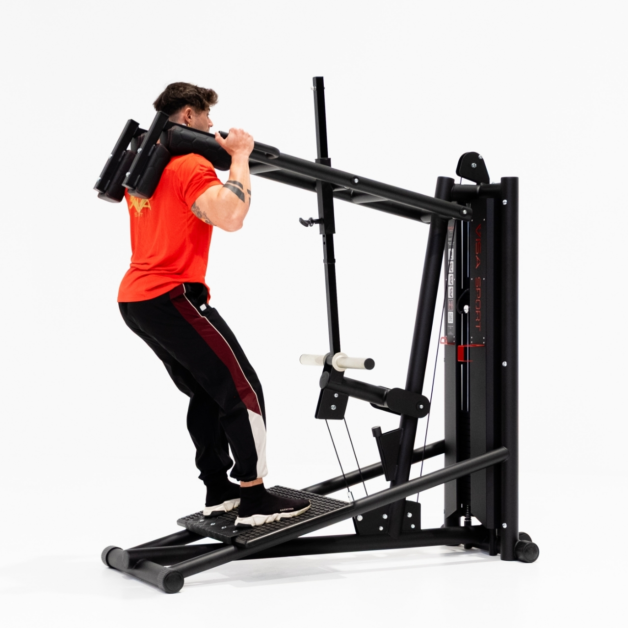NE126 Esecuzione 2 Squat/Calf Dual Machine con Carter NE126 - immagine 2