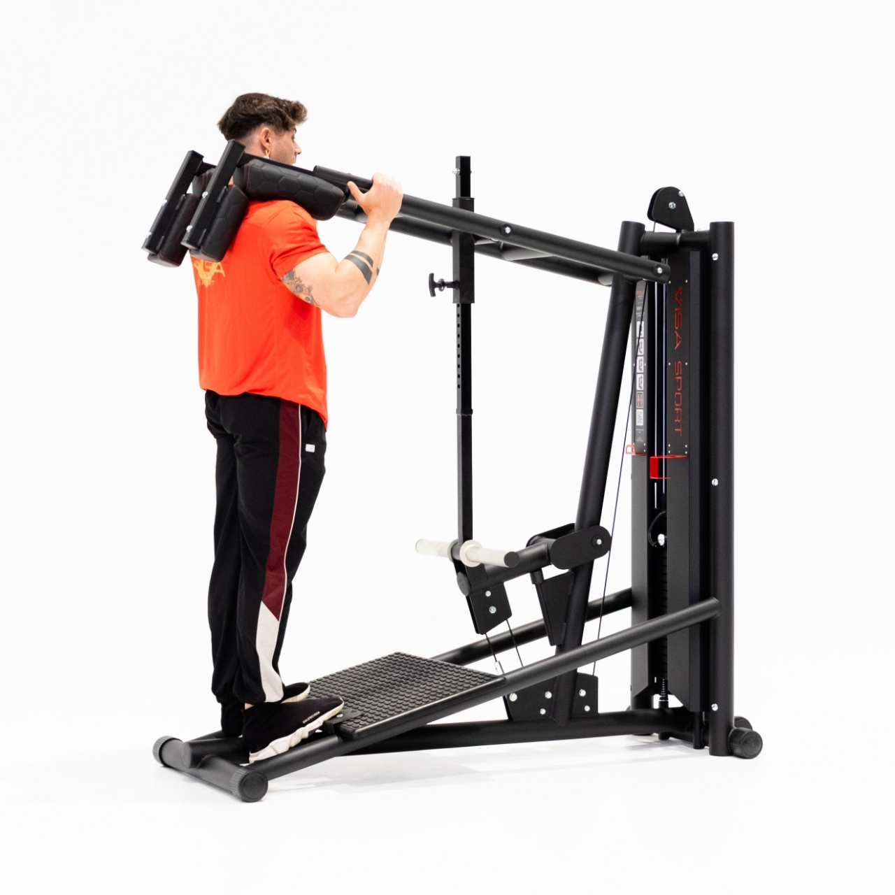 NE126 Esecuzione 2 4 Squat/Calf Dual Machine con Carter NE126 - immagine 4