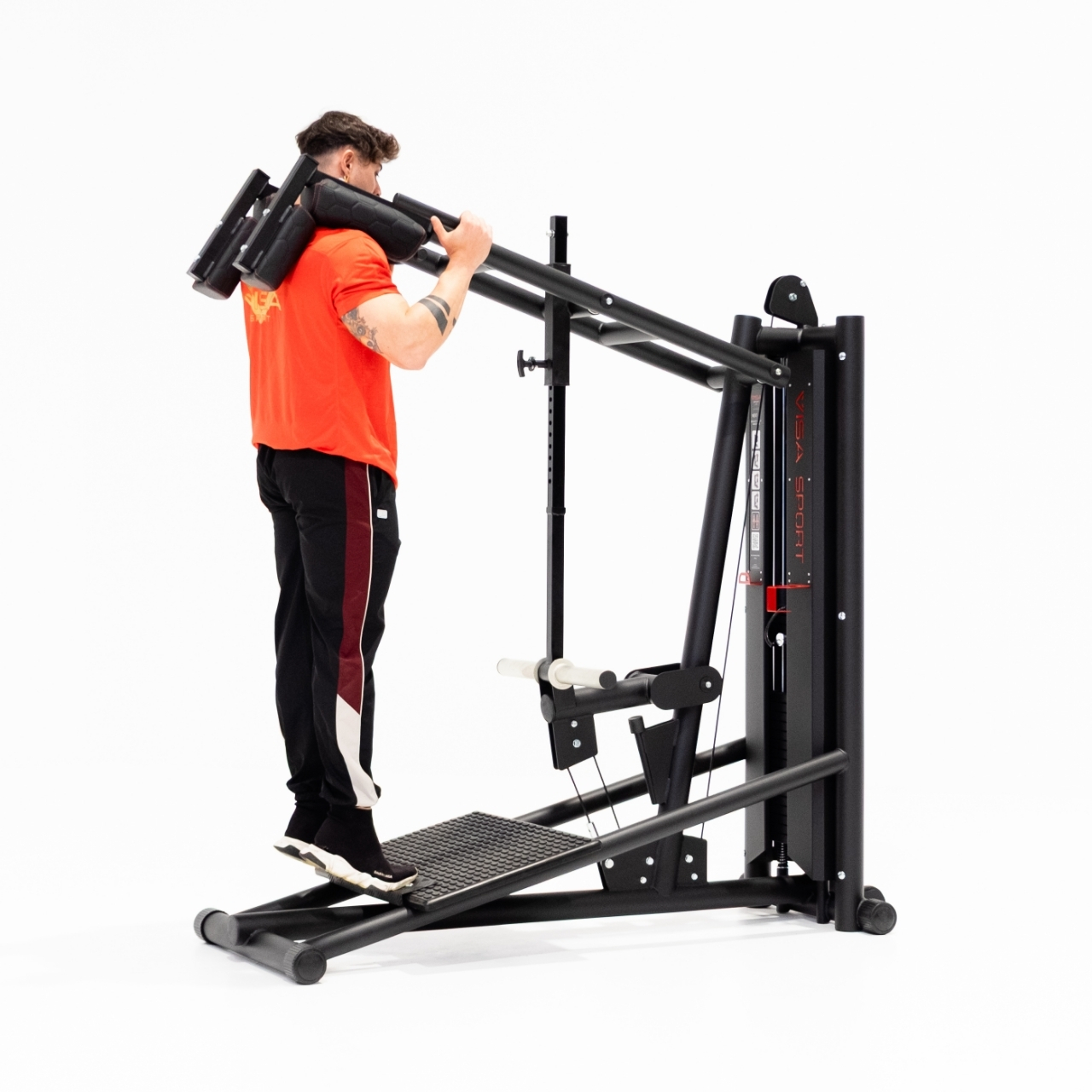 NE126 Esecuzione 3 5 Squat/Calf Dual Machine con Carter NE126 - immagine 5