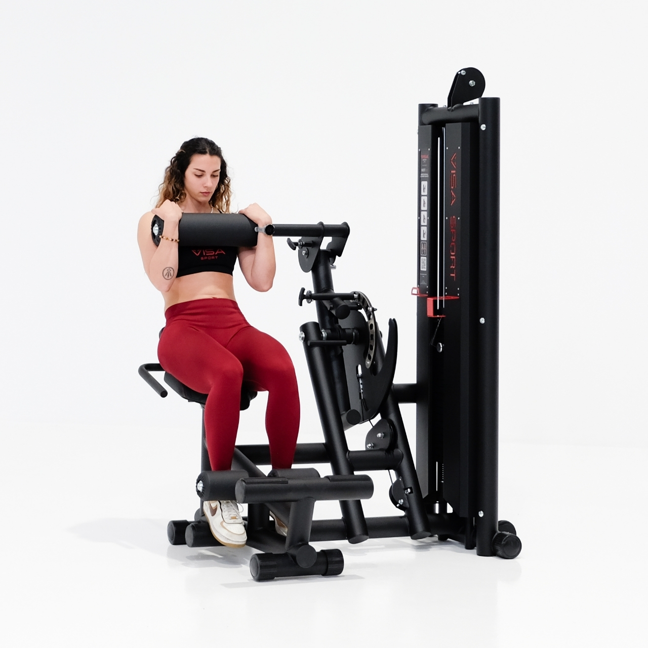 NE136AB Esecuzione 2 4 Abdominal e Lower Back Dual Machine con Carter NE136A-B - immagine 4