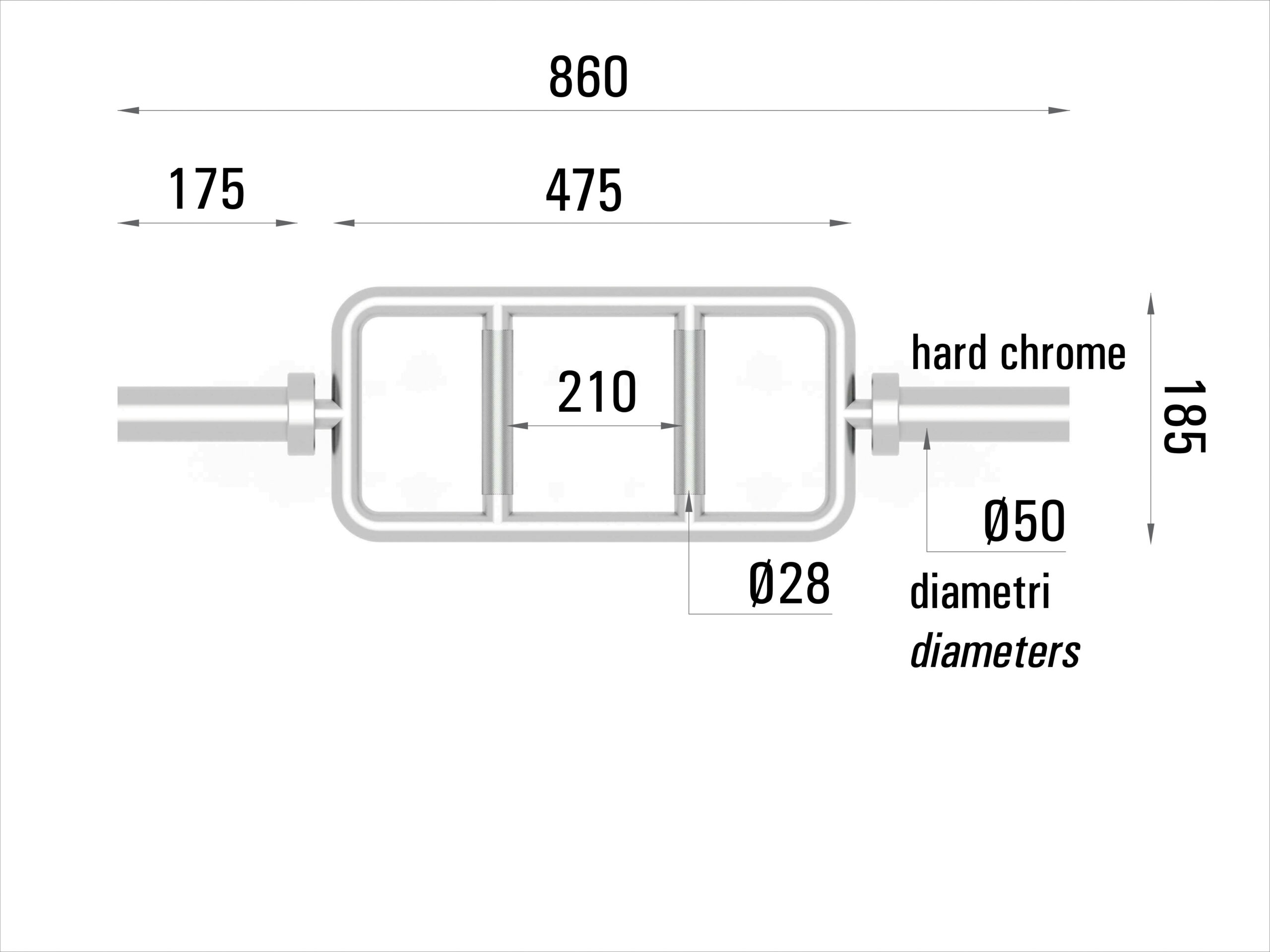 BCO 86 schema scaled 3 Bilanciere Power Training 86 - immagine 3