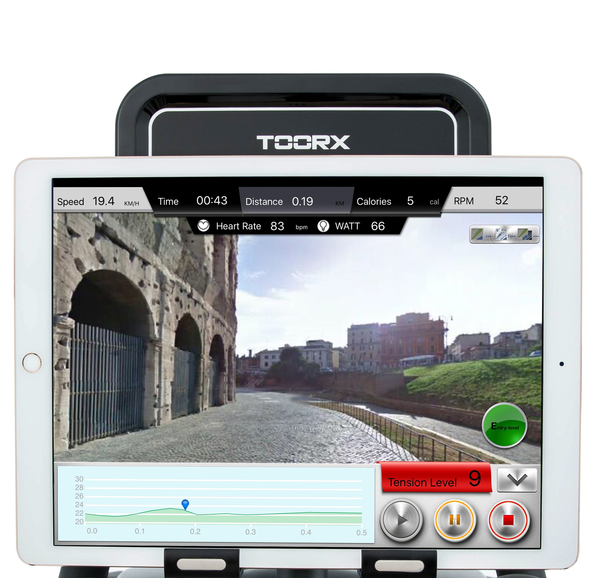 Console ipad google map 3 Ellittica ERX-300 - immagine 3